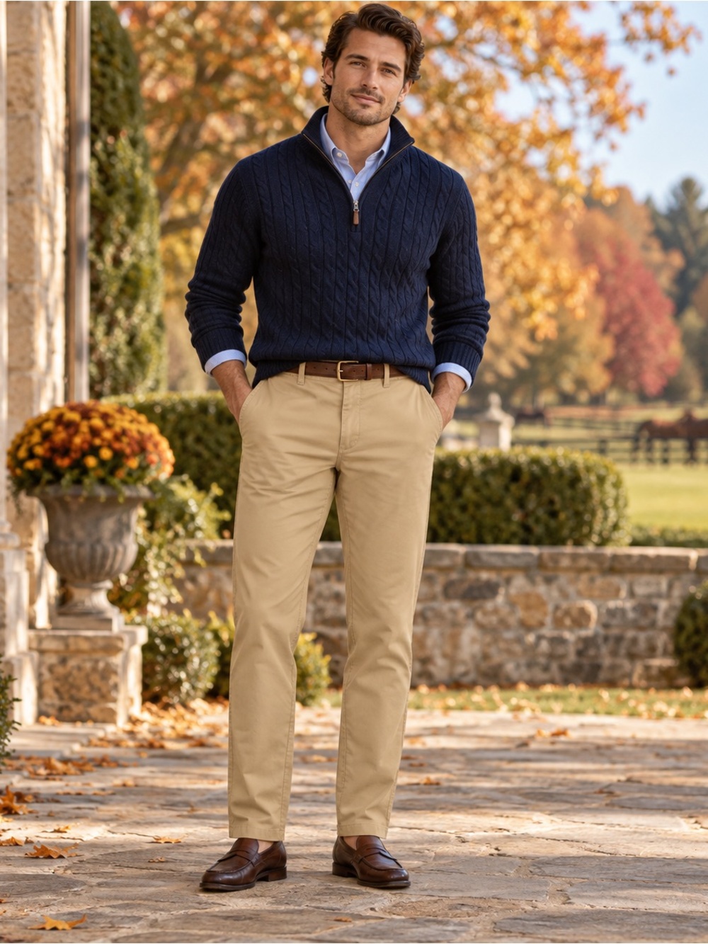 Joseph Abound Business Casual Chino Pants Office Workwear Classic Menswear Fall